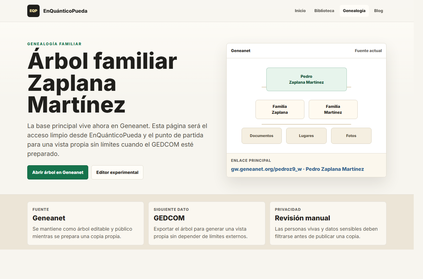 Vista previa de Genealogía